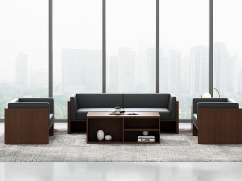 Modern office sofa coffee table