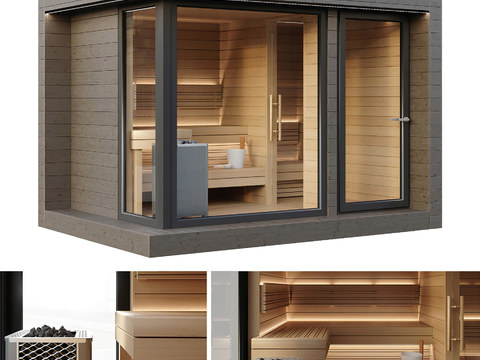 Modern sauna room khan steam room