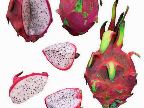 white heart dragon fruit fruit