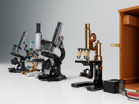 modern scientific experiment microscope