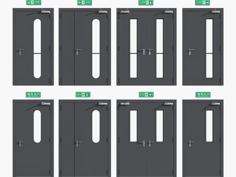 Modern security door fire door combination