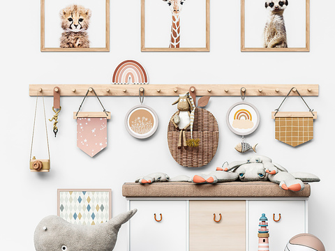 Nordic kids Cabinet Toy Ornaments