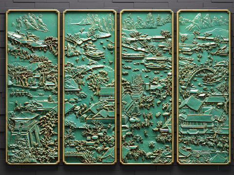 New Chinese Jade Relief