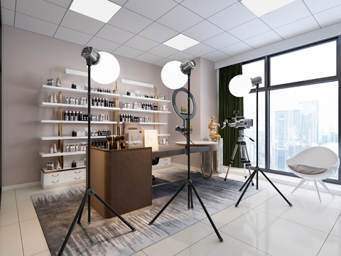 Modern cosmetics studio