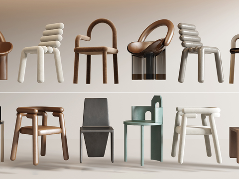 Poliform chair dining chair d model