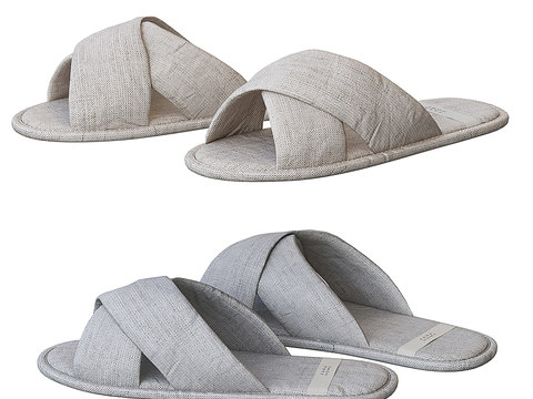 Modern fabric slippers