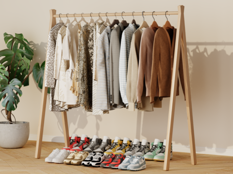 Hangers Coat Racks Clothing Clothes Shoes