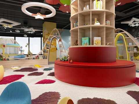 Modern children's indoor amusement park