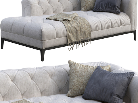 Modern chaise longue beauty couch