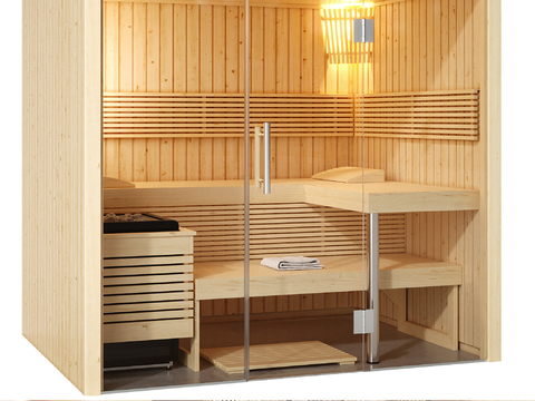 Modern sauna room khan steam room