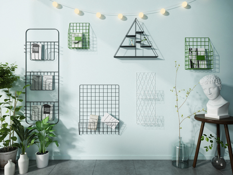 Nordic Iron Decorative Rack Storage Rack