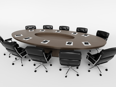 Round conference table