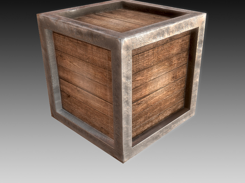 Modern wooden box free