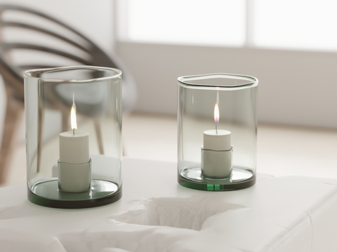 Candle candlestick lamp