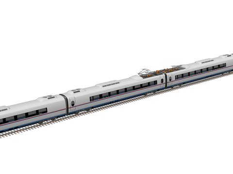 Modern high-speed train