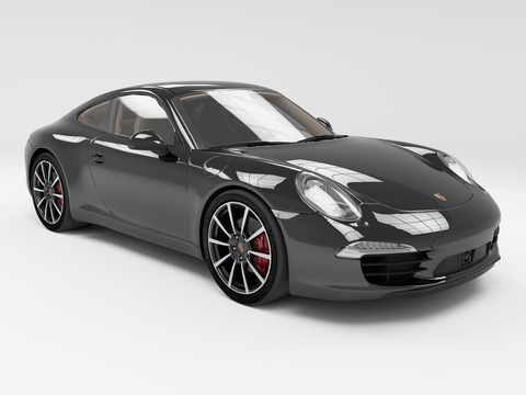 modern porsche car