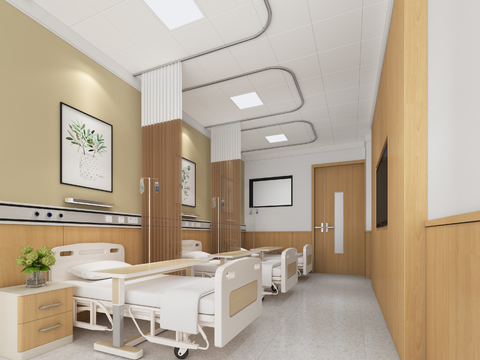 modern hospital ward