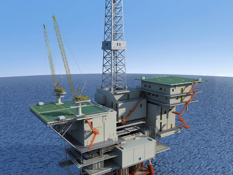 modern offshore drilling platform