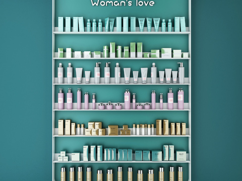 Modern Cosmetic Face Cream Display Rack