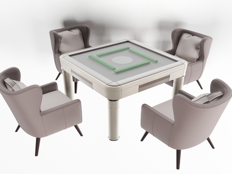 Modern Mahjong Table and Chair Free