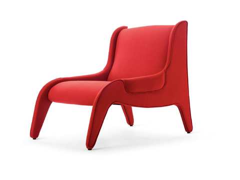 cassina Lounge Chair red chair