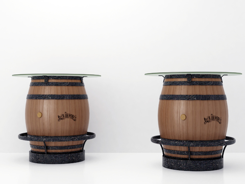 Modern Wine Barrel Round