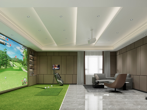 Golf recreation room free