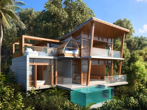 Natural Wind Vacation Villa Appearance