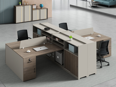 Modern Card Office Desk and Chair