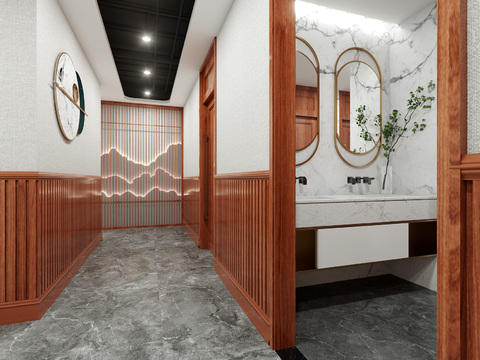 New Chinese Office Public Toilet