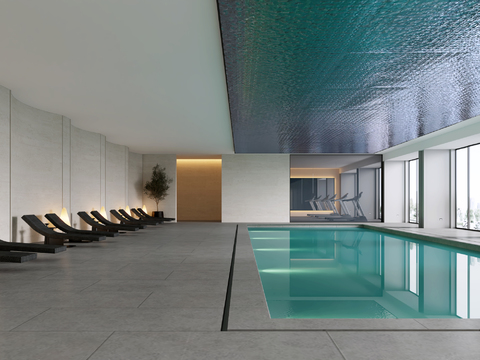 Modern indoor Natatorium