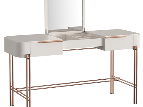 Fendi Modern Affordable Luxury Style Dressing Table