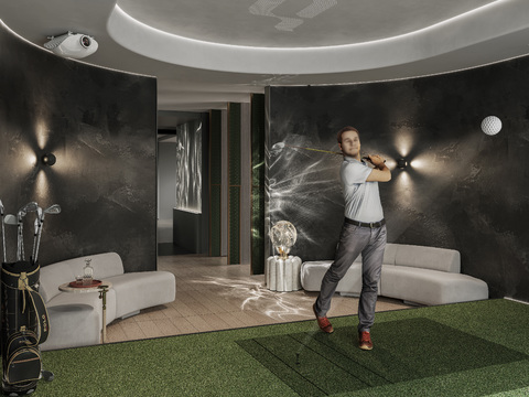 Modern Indoor Golf Club