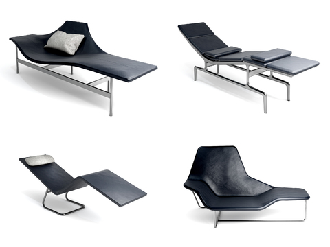 Modern Leather Casual Lounger Combination