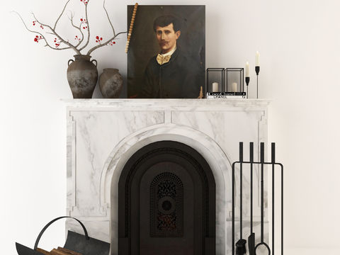 Jane European Style marble fireplace free
