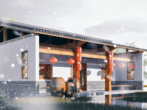 Appearance of New Chinese-style Nongjiale Inn