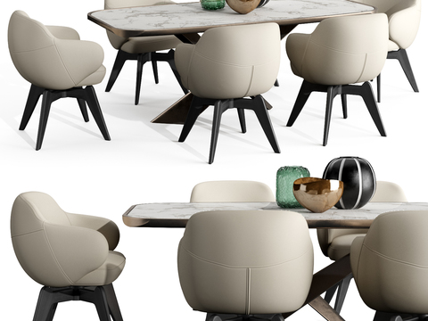 cattelan italia dining table and chairs