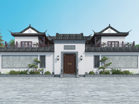 Appearance of Chinese townhouse