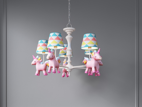 Cartoon chandelier for children