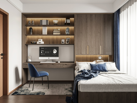 New Chinese Tatami Bedroom
