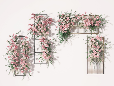 Modern Rose Plant Wall