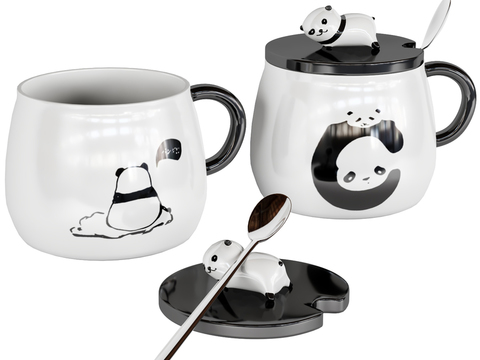 Modern Panda Water Cup