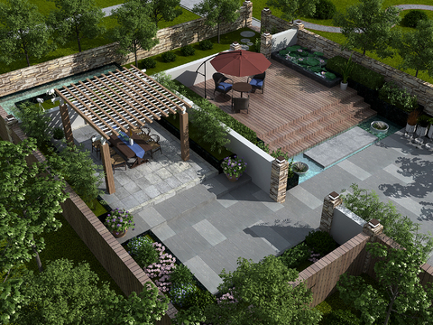 Modern Villa Garden