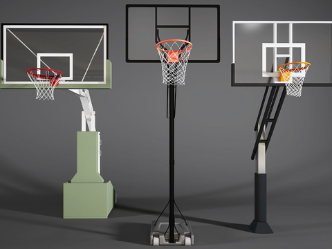 Modern basketball rack combination