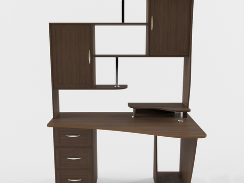 Modern Minimalist Solid Wood Desk Free