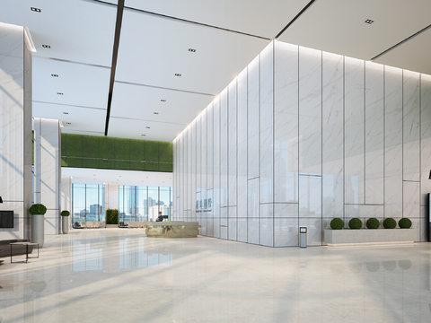 Modern Office Business Lobby