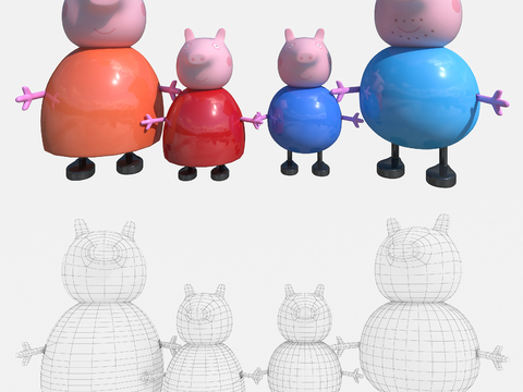 Modern Piggy Page Children's Toys