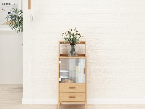 Nordic Solid Wood Sideboard