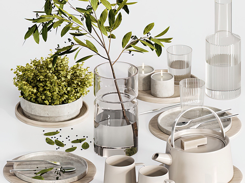 Modern Dish Tableware Ornaments