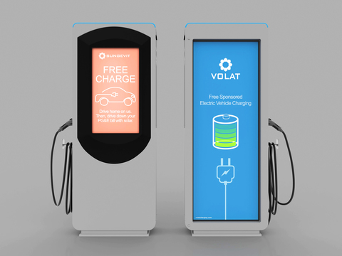 Modern new energy electric vehicle charging pile